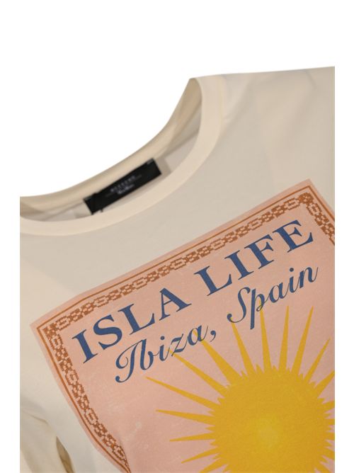 T-shirt WKDPANTERA in jersey di cotone con stampa WEEKEND MAX MARA | 2615971032600003